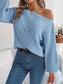 Openwork Long Sleeve Sweater nicholesgifts