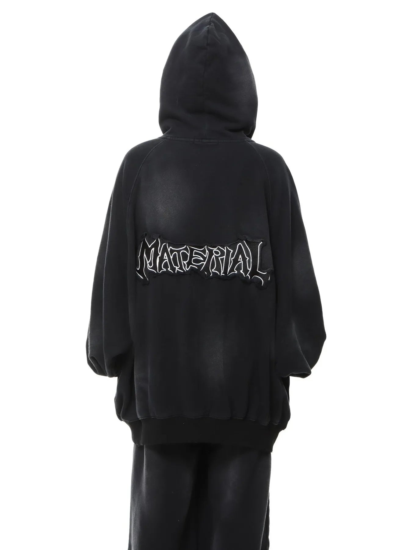 Men's Oversized Letter Graphic Zip-Up Hoodie NicholesGifts