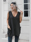 V-Neck Sleeveless Sweater Vest with Pocket nicholesgifts
