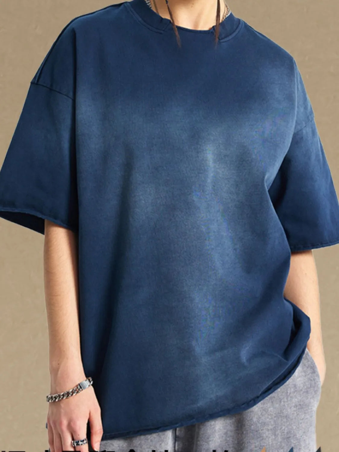 Men's Round Neck Half Sleeve T-Shirt Trendsi