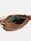 Woven PU Leather Shoulder Bag nicholesgifts