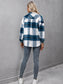 Ivy Lane Plaid Long Sleeve Shirt Jacket nicholesgifts