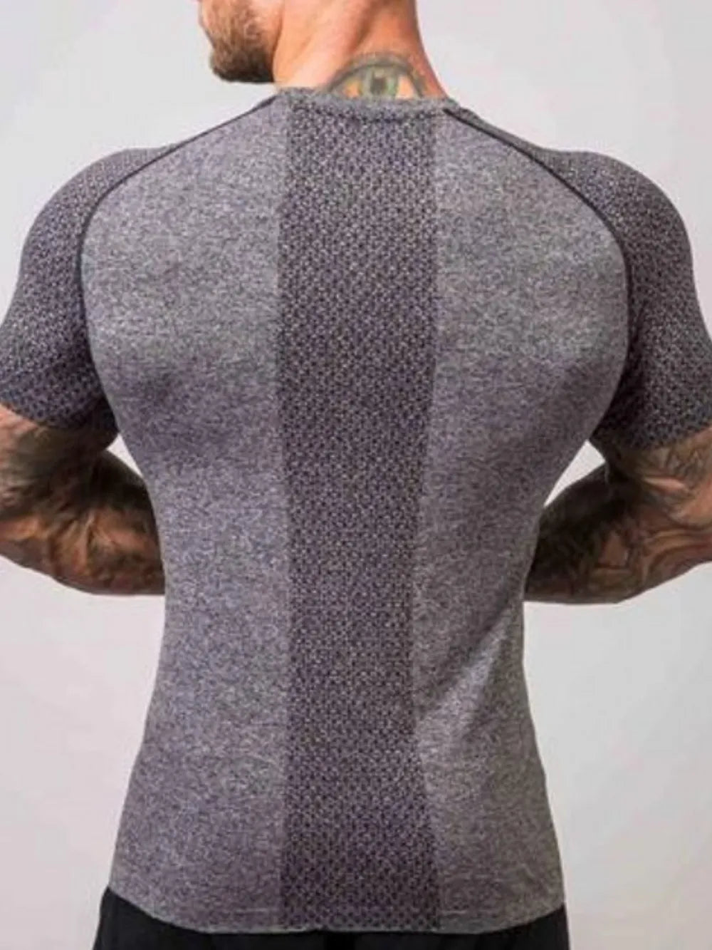 Men's Round Neck Short Sleeve T-Shirt Trendsi