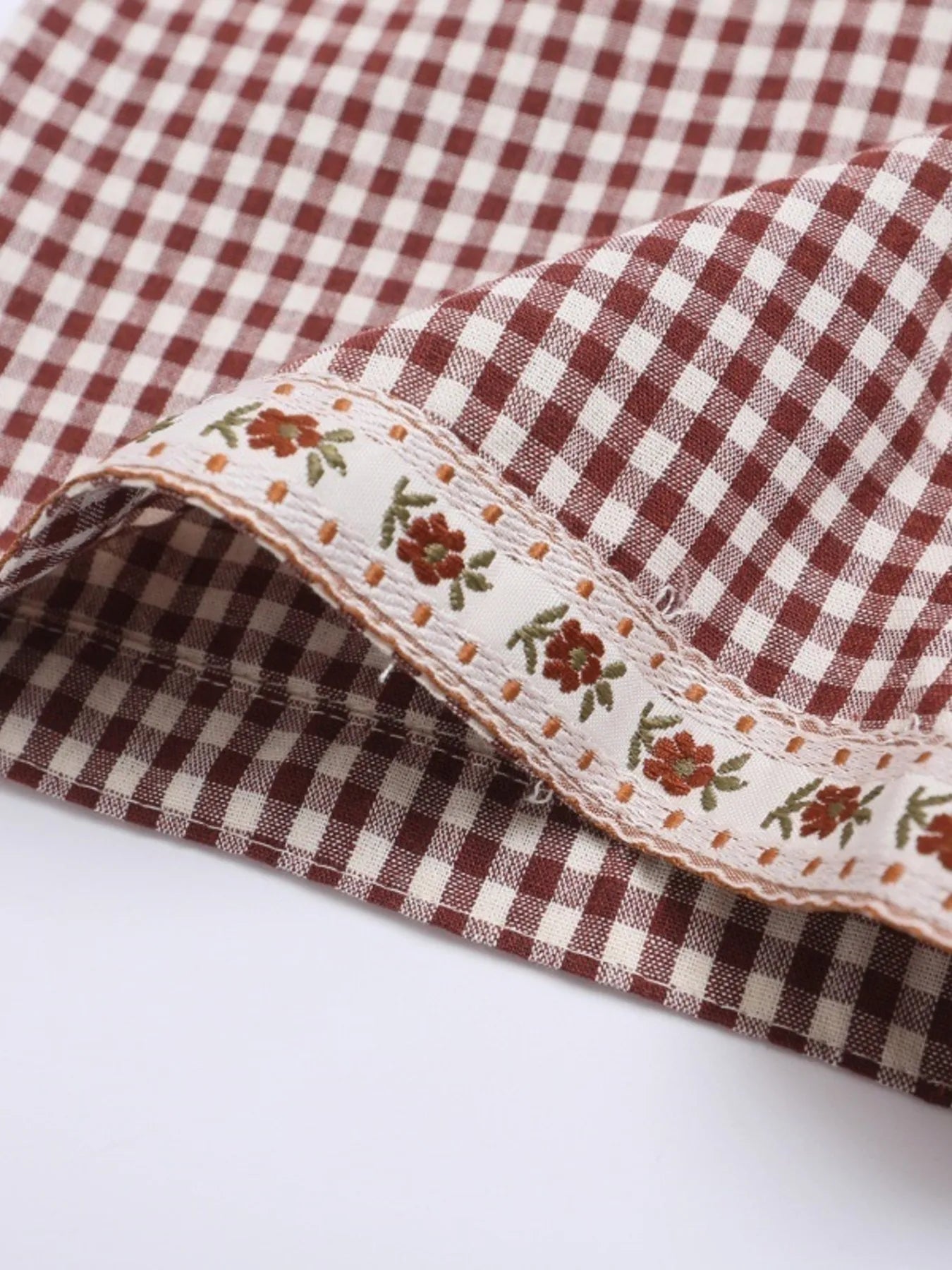 Men's Dog Patches Gingham Check Shirt NicholesGifts