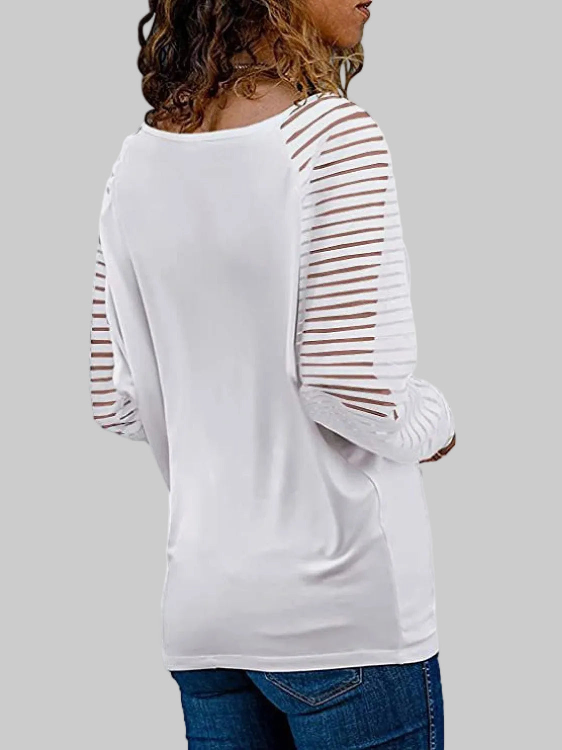 V-Neck Long Raglan Sleeve Top nicholesgifts