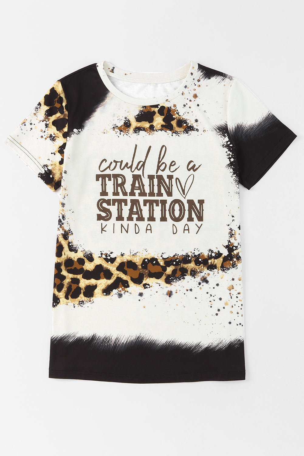 Women Could Be A Train Station Kinda Day Round Neck T-Shirt nicholesgifts