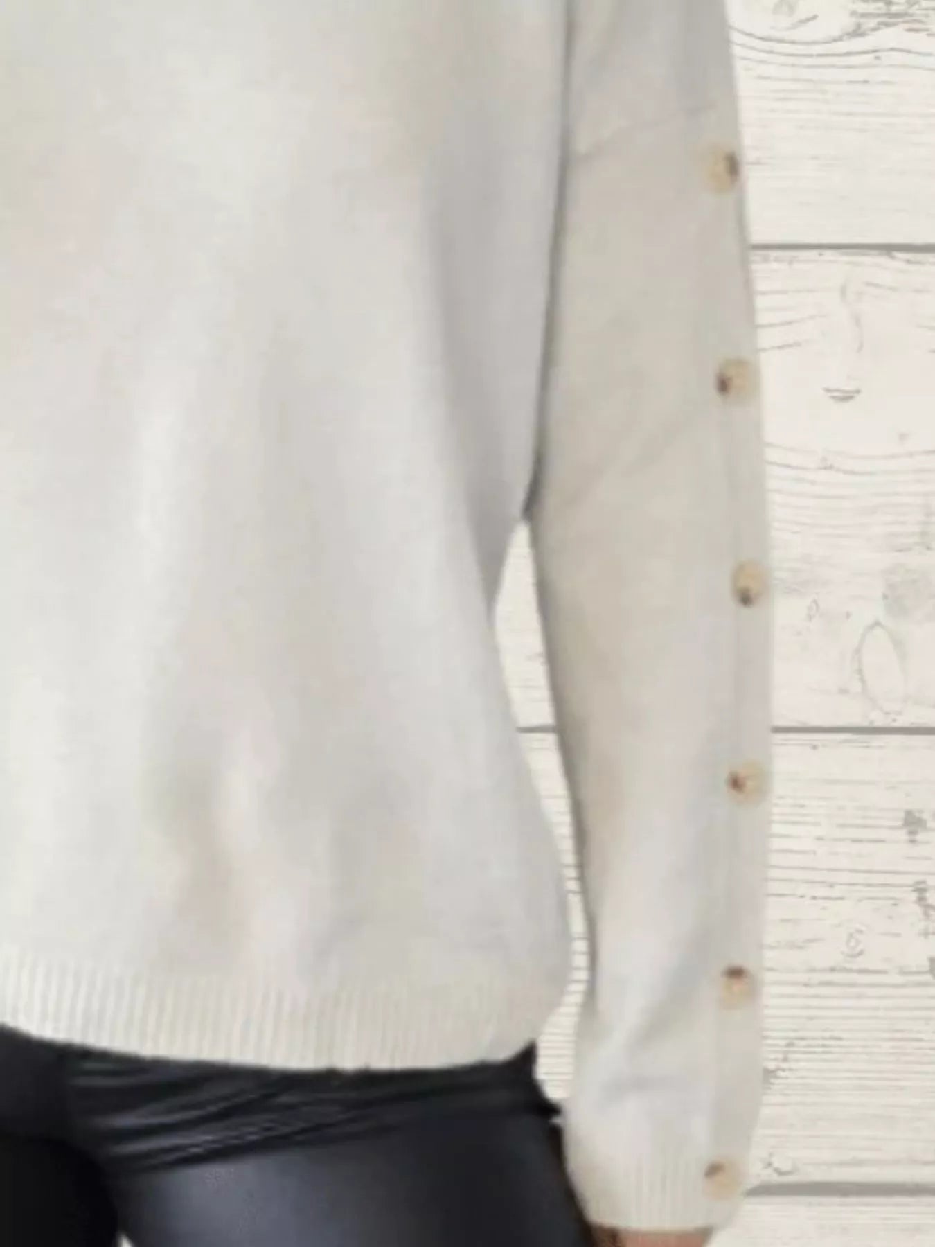 Full Size Turtleneck Long Sleeve Sweater Plus Size