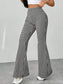 Women High Waisted Flare Pants nicholesgifts