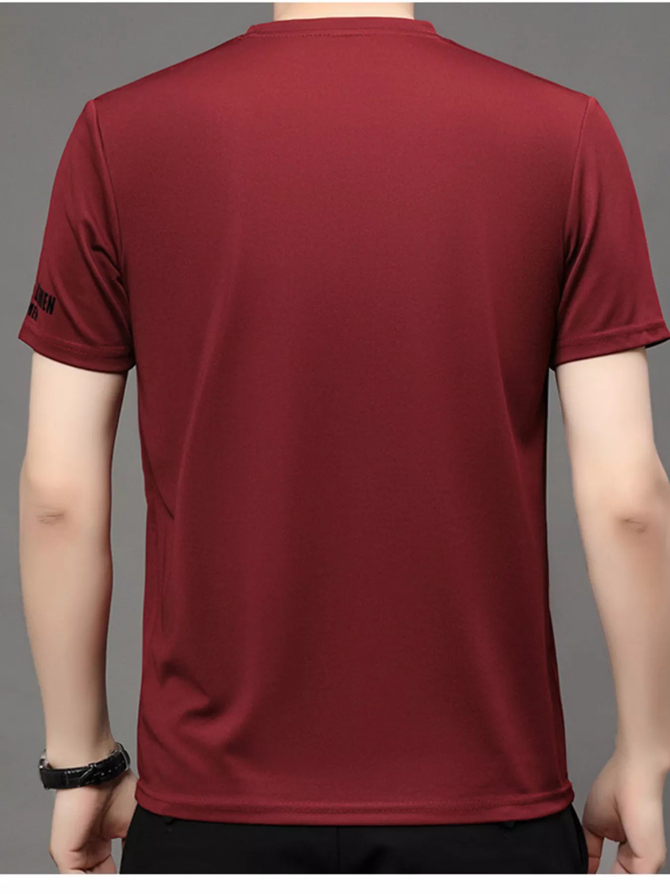 Men's Plus Size Round Neck Short Sleeve T-Shirt NicholesGifts