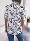Printed Lapel Collar Shirt nicholesgifts