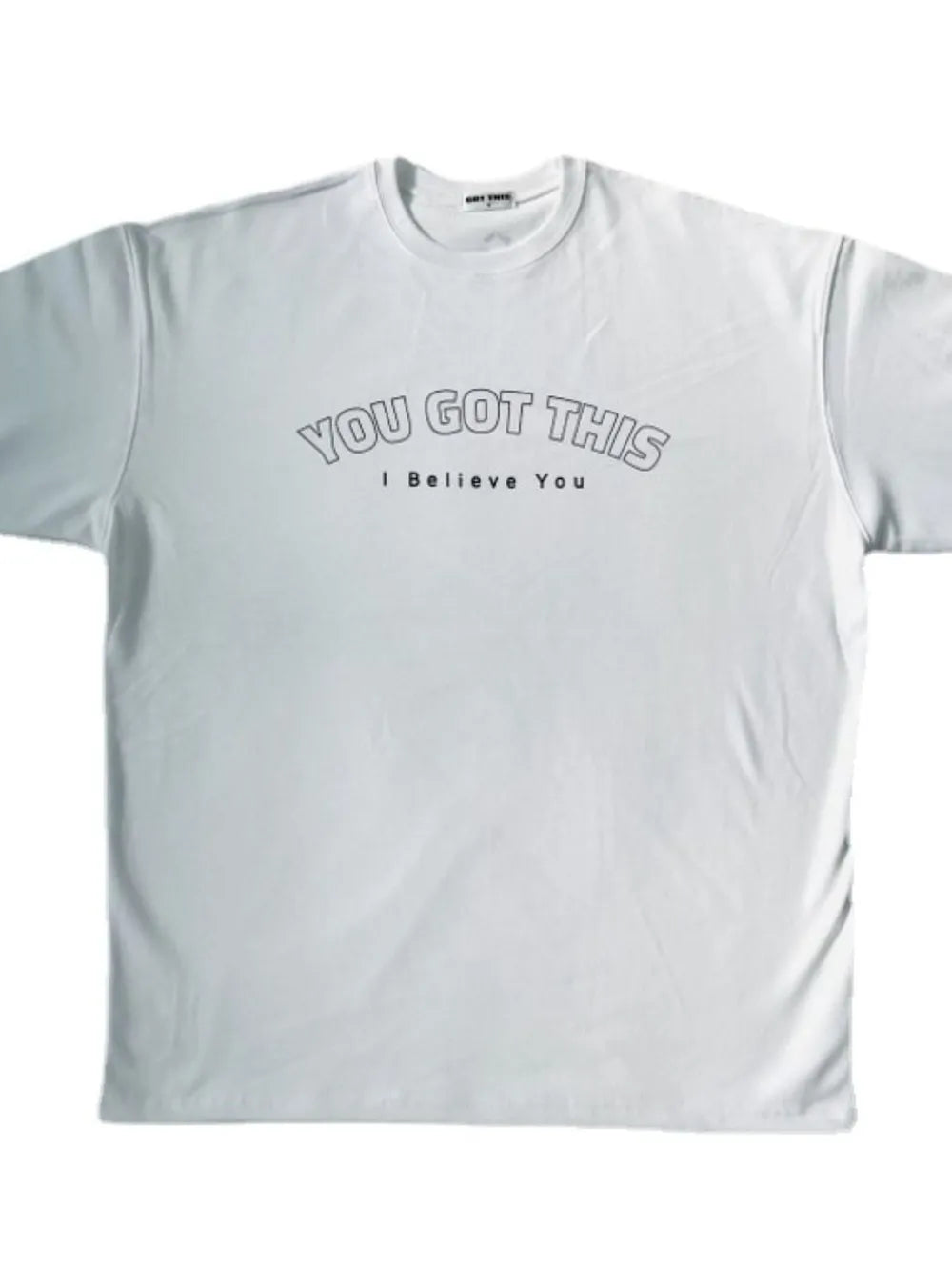 Men's Plus Size Round Neck Letter Graphic T-Shirt Trendsi