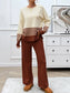 Devine Slit Striped Round Neck Top and Pants Sweater Set nicholesgifts