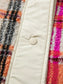 Sherpa Plaid Snap Down Vest Coat nicholesgifts