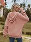 Zip Up Drawstring Long Sleeve Hooded Jacket nicholesgifts