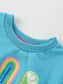 Girls and Toddler Girls Ice Cream Graphic Round Neck Sweatshirt nicholesgifts