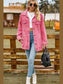 Buttoned Collared Neck Denim Jacket with Pockets nicholesgifts