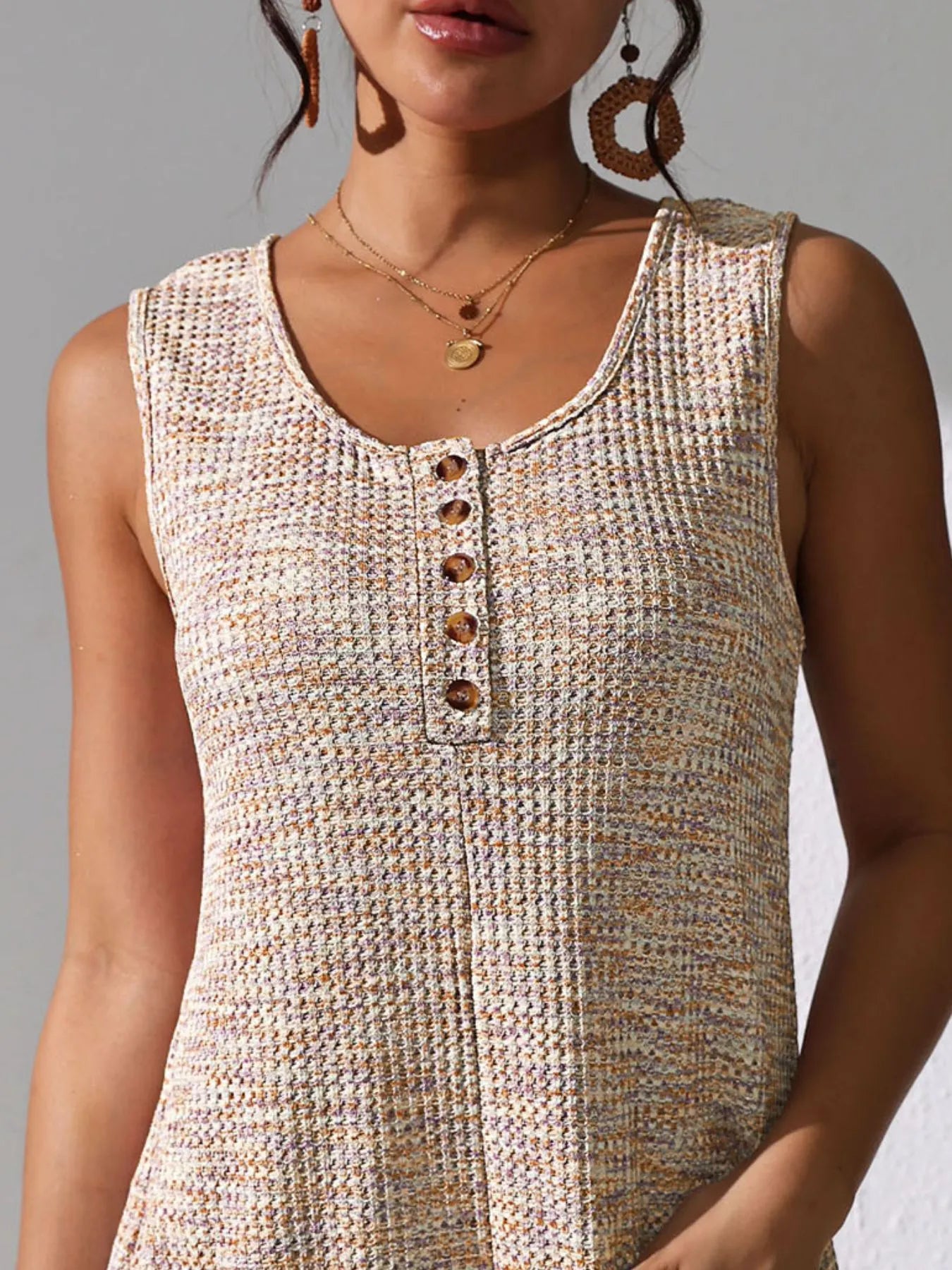 Full Size Button Front Romper with Pockets Plus Size nicholesgifts