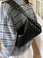 Studded Accent Shoulder Bag nicholesgifts