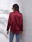 Collared Neck Buttoned Long Sleeve Shirt nicholesgifts
