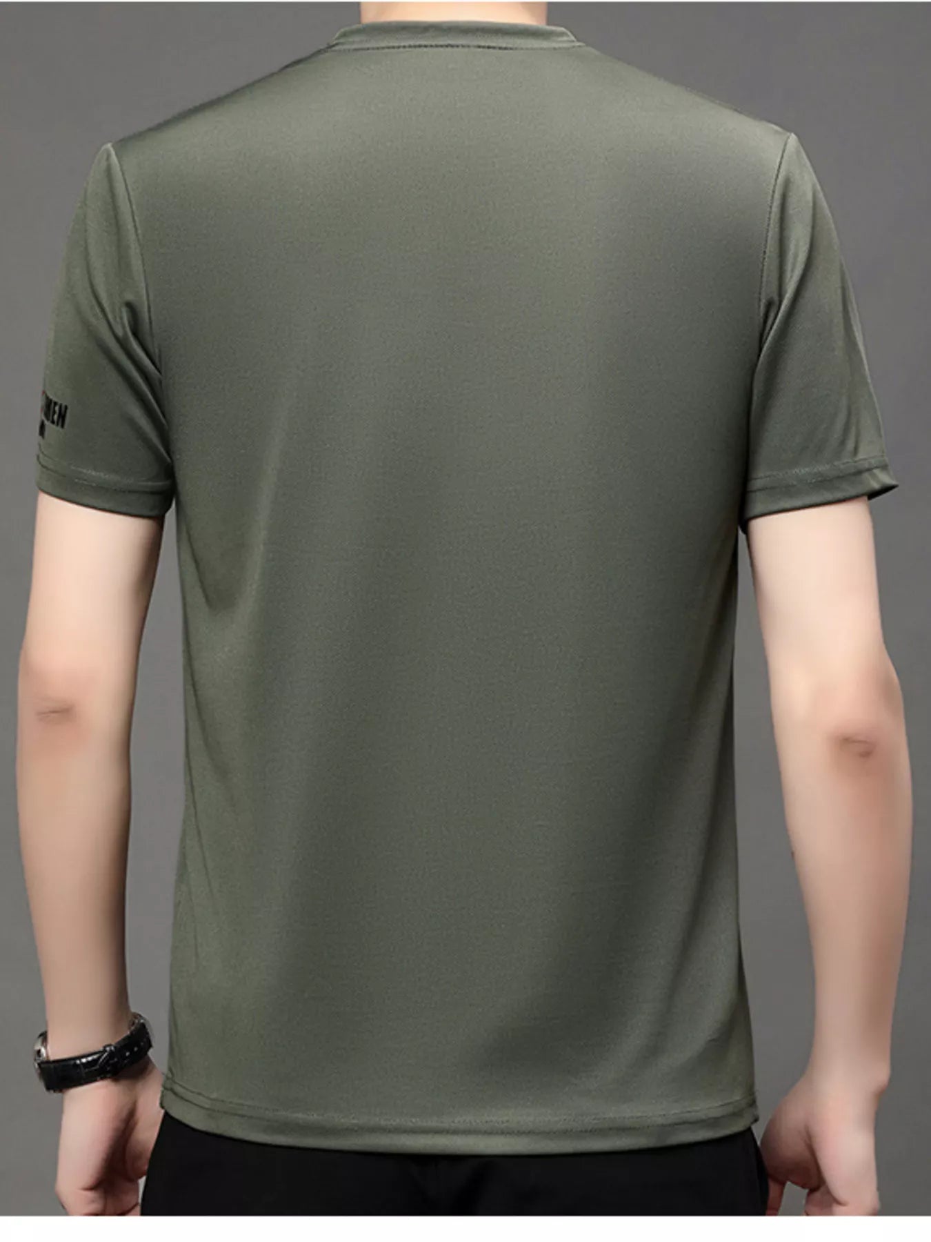Men's Plus Size Round Neck Short Sleeve T-Shirt NicholesGifts