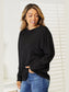Women Double Take Seam Detail Round Neck Long Sleeve Top nicholesgifts