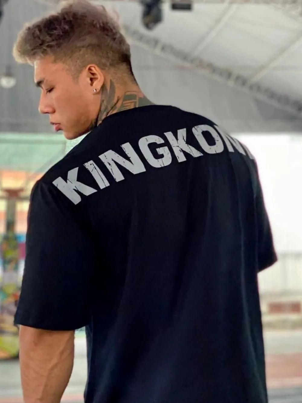 Men's Plus Size KING KONG Round Neck T-Shirt Trendsi