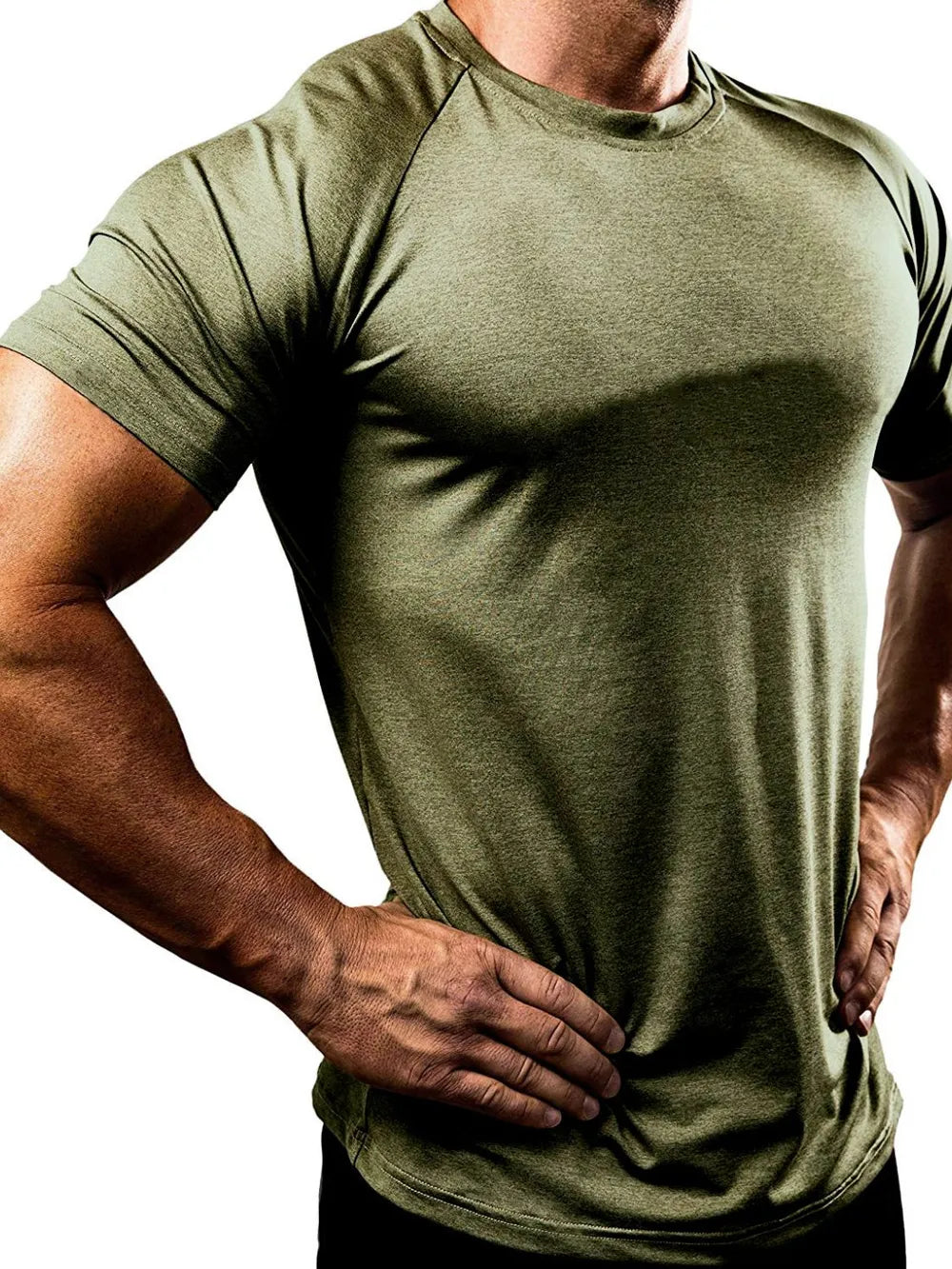 Men's Plus Size Round Neck Short Sleeve T-Shirt NicholesGifts