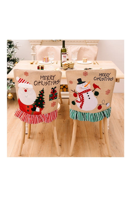 MERRY CHRISTMAS Chair Cover NicholesGifts