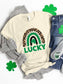 LUCKY Round Neck Short Sleeve T-Shirt nicholesgifts
