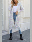 Women Open Front Fringe Hem Cardigan Sweater nicholesgifts