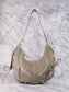 Fame Larger Leather Crescent Shoulder Bag nicholesgifts