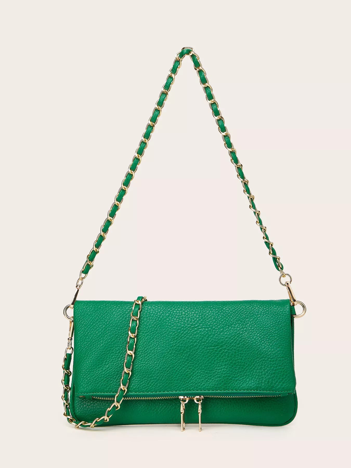 PU Leather Chain Strap Shoulder Bag nicholesgifts