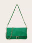 PU Leather Chain Strap Shoulder Bag nicholesgifts