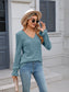 Lace Detail V-Neck Long Sleeve T-Shirt nicholesgifts