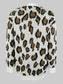 Women Leopard Open Front Dropped Shoulder Cardigan nicholesgifts