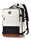 Color Block Multi-Pockets Backpack Bag nicholesgifts