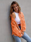 Distressed Drop Shoulder Denim Jacket nicholesgifts