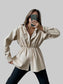 Snap Down Collared Jacket nicholesgifts