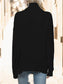Turtleneck Drop Shoulder Long Sleeve Sweater nicholesgifts