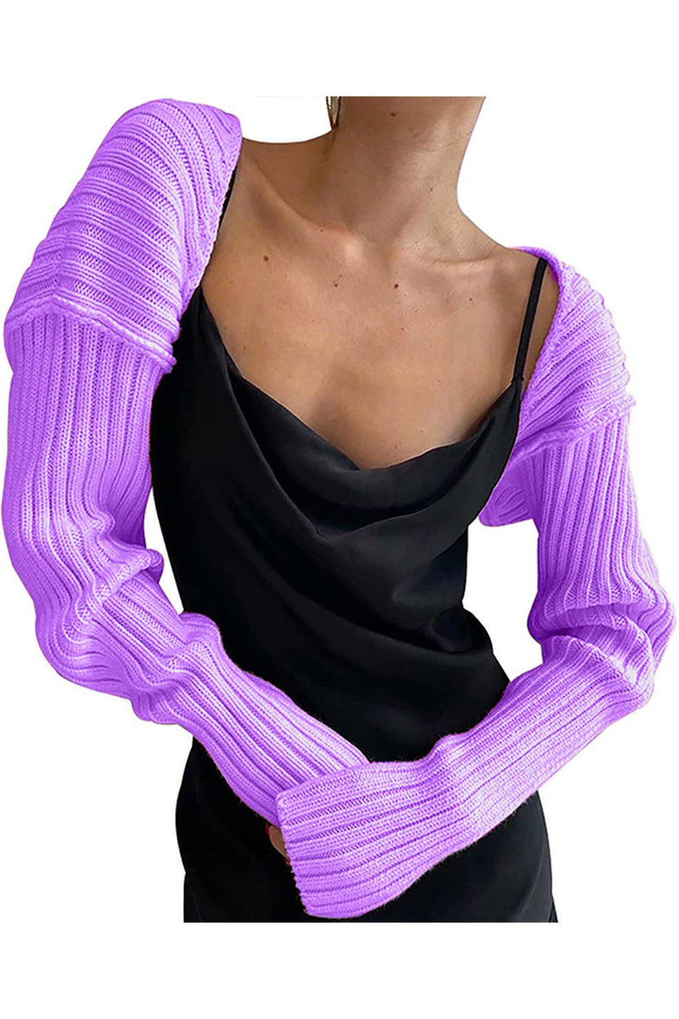 Long Sleeve Knit Bolero nicholesgifts