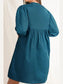 Loose Fit Puff Sleeve Mini Dress nicholesgifts