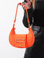 Crocodile Embossed Flap Shoulder Bag nicholesgifts