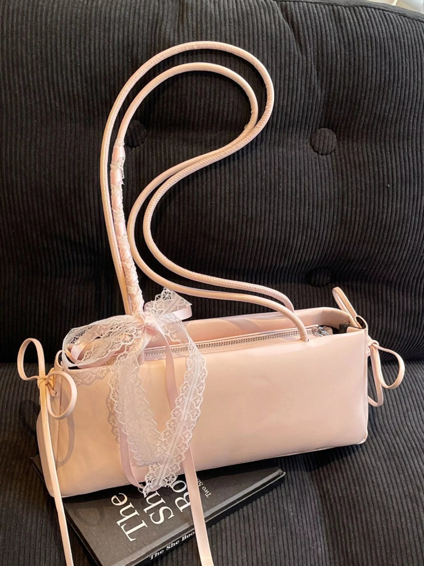 Lace Decor Shoulder Bag nicholesgifts
