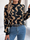 Round Neck Long Sleeve Sweater nicholesgifts