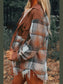 Plaid Button Up Long Sleeve Shacket nicholesgifts