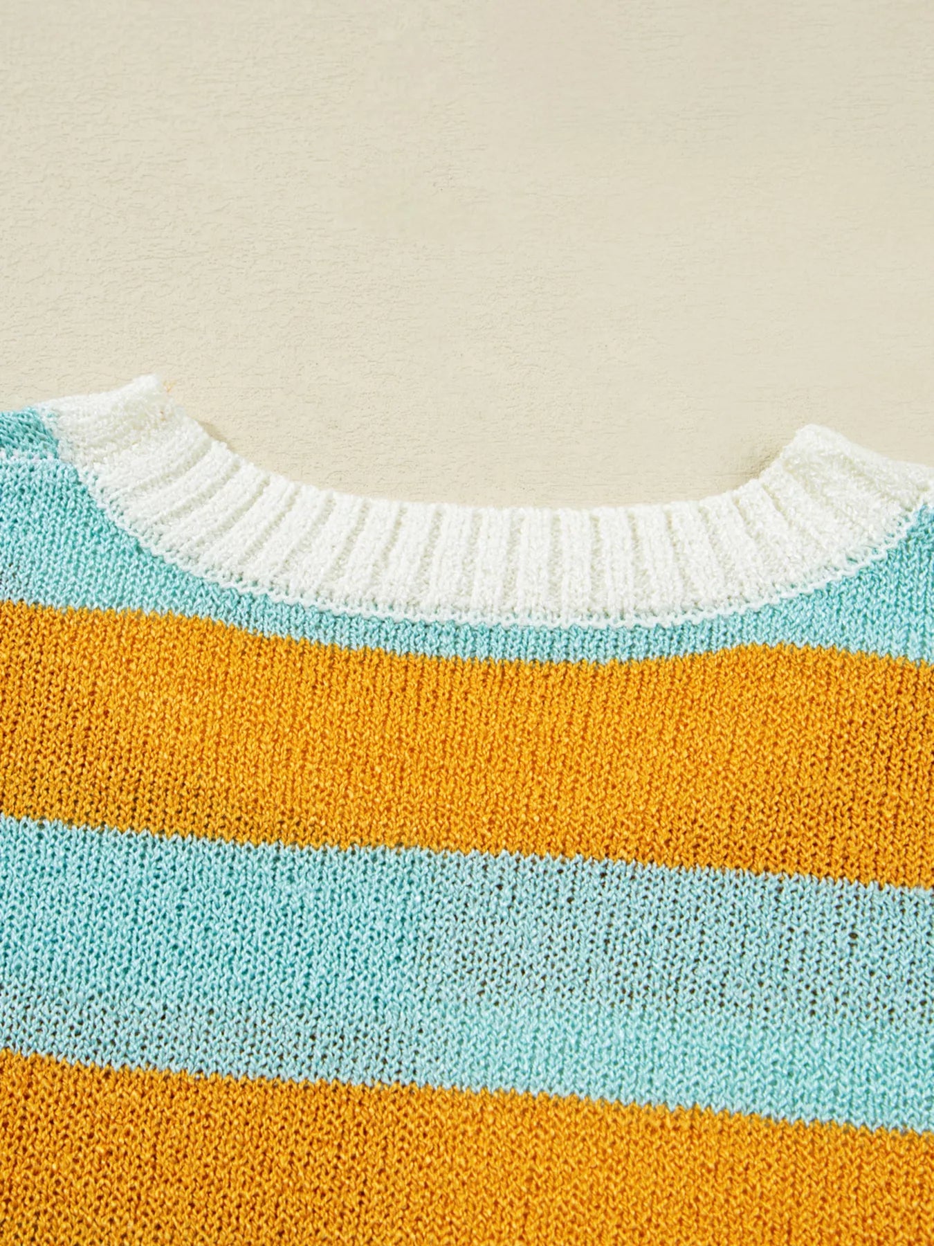 Color Block Striped Sweater