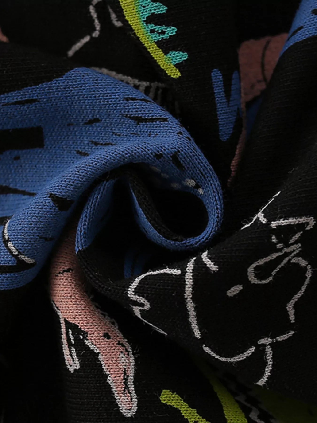 Children's Dinosaur Print Crew Neck Sweatshirt Trendsi