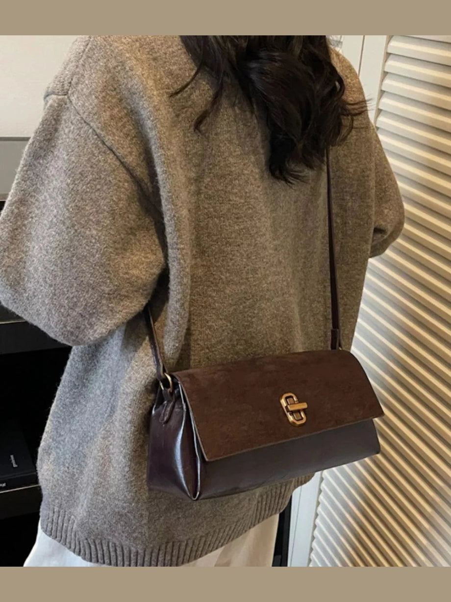 Chain Strap Flap Shoulder Bag nicholesgifts