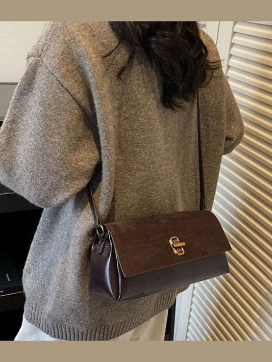 Chain Strap Flap Shoulder Bag nicholesgifts