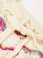 Women Openwork Wavy Striped Round Neck Sweater nicholesgifts